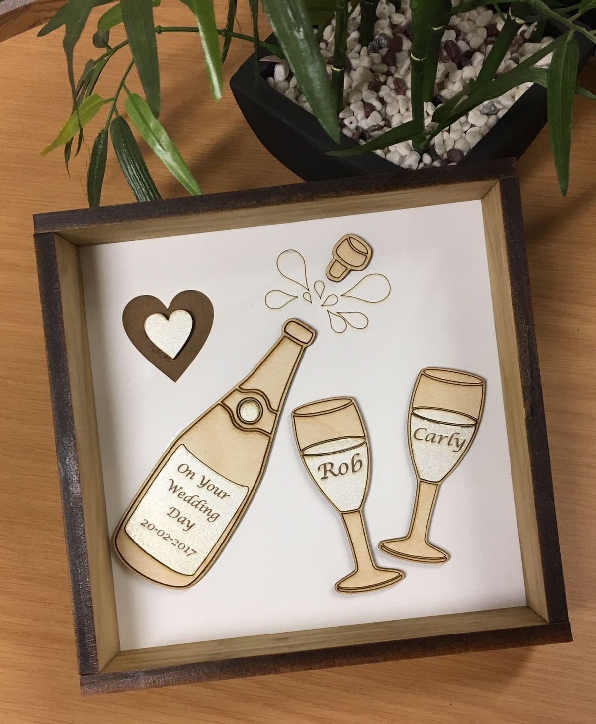 Wedding Box Frame Personalised Gifts